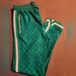 Green joggers